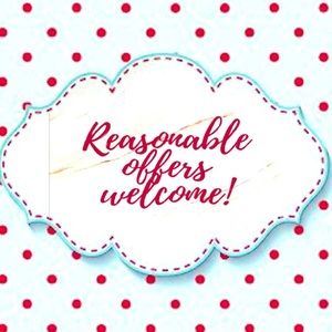 Reasonable offers are welcome